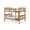 Honey, variant on Solid Pine Twin Over Twin Bunk Bed with Ladder & Full-Length Safety Rails — Convertible to 2 Twin Beds — Holds 250 lbs per Bunk — Kids & Teen Bed Frame, No Box Spring Needed