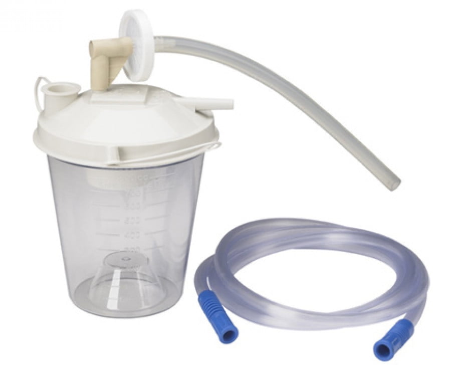 Suction Machine Disposable Suction Canister Kit, 800cc, 12/case