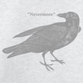 thumbnail image 3 of CafePress - Grey Nevermore Raven Long Sleeve T Shirt - Unisex Cotton Long Sleeve T-Shirt, 3 of 4