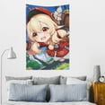 thumbnail image 5 of Genshin Impact Tapestry Dorm Decor Wall Hanging Tapestries Window Curtain Picnic Mat Beach Blanket 60x40 Inch, 5 of 9