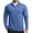 Blue, variant on Men's Quarter Zip Up Lightweight Pullover Mock Neck Sweatshirts Long Sleeve Golf shirts Performance Athletic Casual