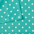 thumbnail image 5 of Home Essence Teen Seafoam Polka Dot 180 TC Cotton 4 Piece Sheet Set, Queen, 5 of 5