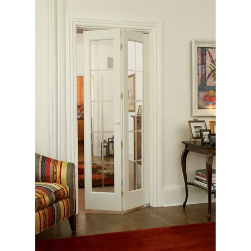 Awc Model 537 Pioneer Glass Bifold Door 24 Wide X 80 High Unfinished Pine, Sliding Closet Doors 24 X 80