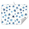 thumbnail image 5 of Ryvnso Cute Stars Dish Drying Mat for Kitchen Countertop 16x18 Small Dish Pad Drainer Rack Dish Sink Mats, 5 of 7