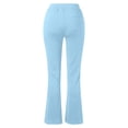 thumbnail image 5 of Womens Yoga Dress Pants Stretchy Pull On Straight Leg Business Casual Pants High Waist Dressy Slacks With Pockets, 5 of 5