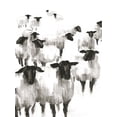 thumbnail image 2 of Harper, Ethan 25x32 Black Ornate Wood Framed with Double Matting Museum Art Print Titled - Counting Sheep II, 2 of 4