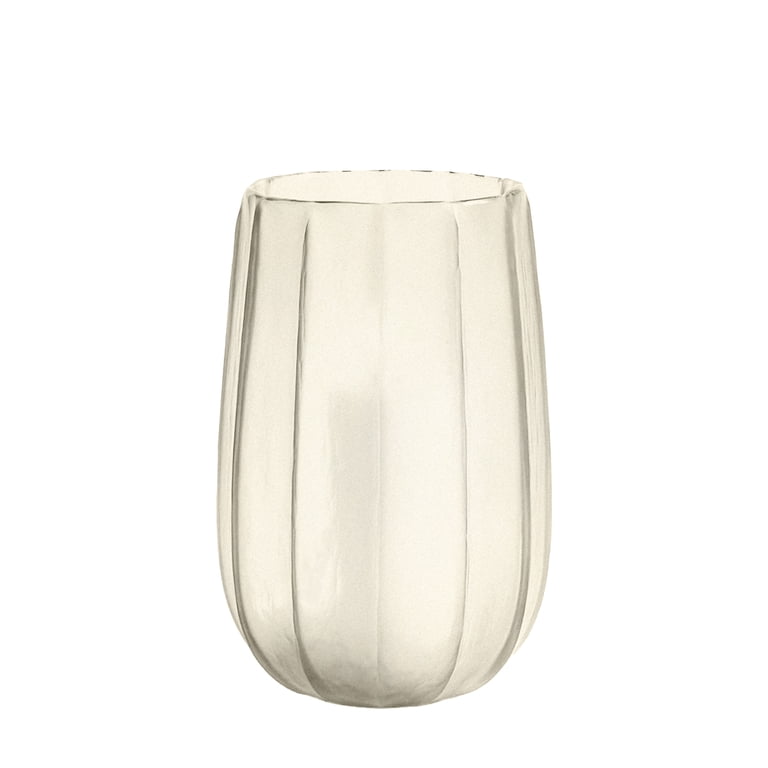 Better Homes & Gardens Fluted Glass Hurricane Candleholder, Frosted photo 1