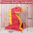 thumbnail image 4 of Dinosaur & Taco Party Piñata Set, 2 Pack with Bat and Blindfold for Birthday Party Games, Pinata Fillers, 4 of 10