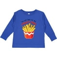 thumbnail image 3 of Inktastic I'm Just Here for the French Fries Boys or Girls Long Sleeve Toddler T-Shirt, 3 of 5
