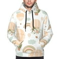 thumbnail image 5 of Bingfone Air Balloon And Flower Men'S Drawstring Hoodie Long Sleeve Pocket Sweatshirts-Medium, 5 of 9