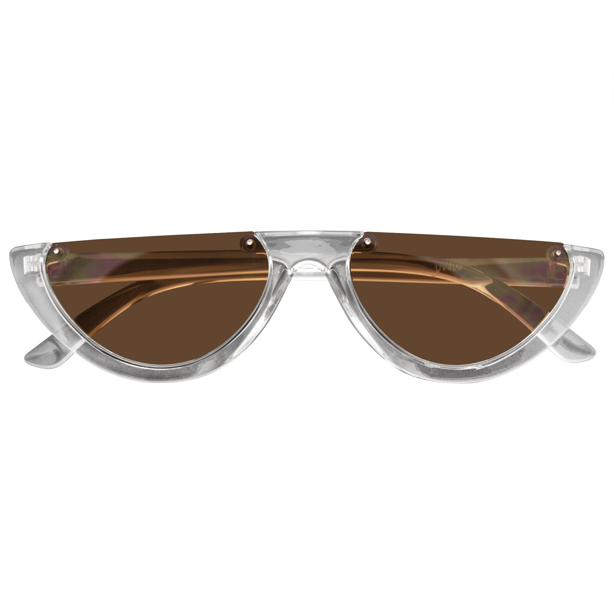 Clout Goggles Cat Eye Sunglasses Vintage Half Mod Style Retro Sunglasses -  