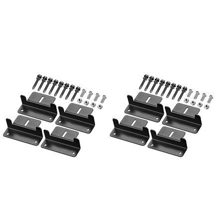 

Solar Panel Mounting Z Bracket Solar Power Panel Brackets Roof Solar Panel Holder for RV Boat Caravans 16 Pack Black