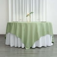 thumbnail image 3 of Efavormart 90" Sage Green Wholesale Linens Polyester Square Linen Tablecloth for Kitchen Dining Catering Wedding Birthday Party Events, 3 of 11