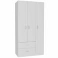 thumbnail image 5 of CoSoTower 2-Drawer 3-Door Armoire White, 5 of 7