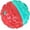 Red & Blue, variant on JoyBruko Dog Ball for Aggressive Chewers - Interactive Dog Toy Balls Fun Squeaky Giggle Sound to Keep Them Busy, Durable for Small Medium Large Breeds, Rubber Pet Chew Toys, Red & Blue