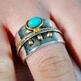 thumbnail image 2 of GAVONO Vintage 925 Silver Turquoise Women Rings Wedding Party Jewelry Gifts Size 6-10-#1-8, 2 of 9