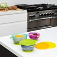 thumbnail image 4 of EVLA’s 9-Piece Silicone Toddler Plates and Bowls Set with Airtight Lids, 4 of 7