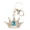 Blue, variant on Crown Rhinestone Keychain Cute Crystal Pendant Bag Charm Purse Decoration Auto Key Accessory, Pink (3.15 inches / 8 cm)