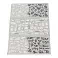 thumbnail image 4 of Nail Art Stickers, 5D Paper Nail Stickers Set 3pcs Hollow  For Makeup, 4 of 8