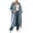 Light Blue A1, variant on Edvintorg Jackets for Women Long Sleeve Zip up Hooded Coat Fashion Fleece Long Outerwear with Pocket Women's Clothing S-2XL Light Blue