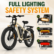 Electric Bike for Adults, 5000W Peak Dual Motor 45MPH, 52V 25Ah 100 Miles Ebike, 26 Fat Tire Dirt Bicycle for All Terrain, Mountain E-Bike UL2849