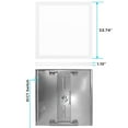 thumbnail image 4 of Luxrite 2x2 FT Surface Mount LED Flat Panel Light, 3 Color Selectable, 4000 Lumens, Dimmable, Damp Rated, UL Certified, 4 of 7