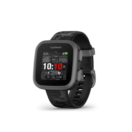 Garmin Bounce™, Kids Smartwatch, Two-Way Text and Voice Messaging, Location Tracking, Black Camo