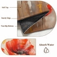 thumbnail image 6 of 4'x6' Area Rugs, Red Spring Floral Indoor Outdoor Area Rug for Living Room Bedroom, Summer Botanical Watercolor Vintage Washable Bathroom Rugs Kitchen Floor Carpet Mats Home Decor Aesthetic, 6 of 8