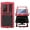 Red, variant on Compatible with Samsung S24 Metal Bumper Silicone Case with Stand Built-in Screen Protector Gorilla Glass Hybrid Durable Military Shockproof Heavy Duty Rugged Full Body Camera Cover