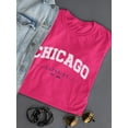 thumbnail image 3 of Chicago 1998 College Style T-Shirt Women -Image by Shutterstock, Female 4X-Large, 3 of 4