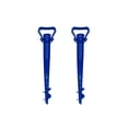thumbnail image 1 of Parapluie Pointe 2PCS Réglable Plage Parapluie Sol Ancre Pointe Sable Extensible Support pour Soleil Plage Jardin Patio Pêche Pôle Bleu, 1 of 6