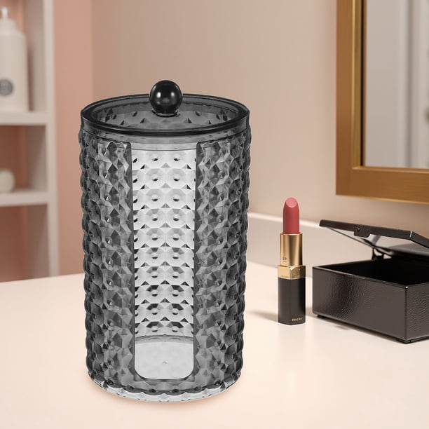 WASHWEPE Caja Dispensadora De Algodones Transparente Con Resistente Para Cosméticos