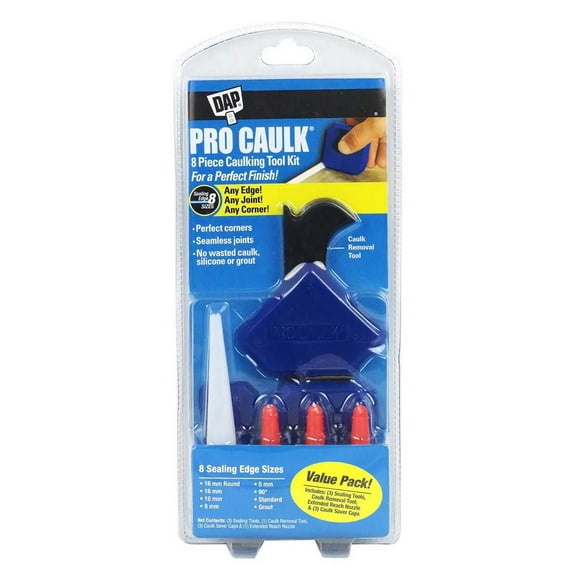 PRO CAULK® trousse de 8 outils de calfeutrage Créez un joint d’apparence parfaite!