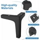 thumbnail image 4 of Juego De 4 Patas De Mueble Con Capacidad De Carga De Hasta 600 Kg, Patas De Mesa Triangulares De Metal Modernas De Cm, Patas De Mueble De Horquilla Para Armarios, Sofá, Color Negro (Cm) Cm, 4 of 5