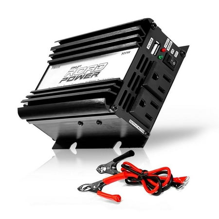 Pyle Pinv55 Plug In Car 500 Watt 12v Dc To 115 Volt Ac Pyle Pinv55 Plug In Car 500 Watt 12v Dc To 115 Volt Ac Inverter W Modified Sine Wave 5 Usb Outlet