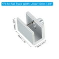thumbnail image 2 of Unique Bargains 3/8' Aluminum Alloy Window Locks Sliding Door Security Stopper with Key, Silver 2 Set, 2 of 5