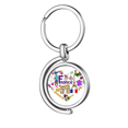 thumbnail image 1 of Francia amor corazon Landscap bandera nacional Rotating keychain Metal Keyring Holder, 1 of 2