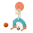 thumbnail image 3 of Aro de baloncesto de interior, tablero de baloncesto, juguete de fútbol Azul naranja, 3 of 9