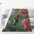 thumbnail image 1 of Balery Humming Bird 1 Manta de Felpa Suave y Acogedora – Cobija de Franela Aterciopelada para Cama, Lavable y Cálida para Sofá, Mascotas, Transpirable-40"x30", 1 of 7