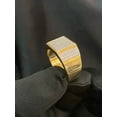 thumbnail image 4 of 0.90 Carats Round Brilliant Cut Diamonds Iced Out Men's Square Ring In Certified 14K Yellow Gold, 4 of 13