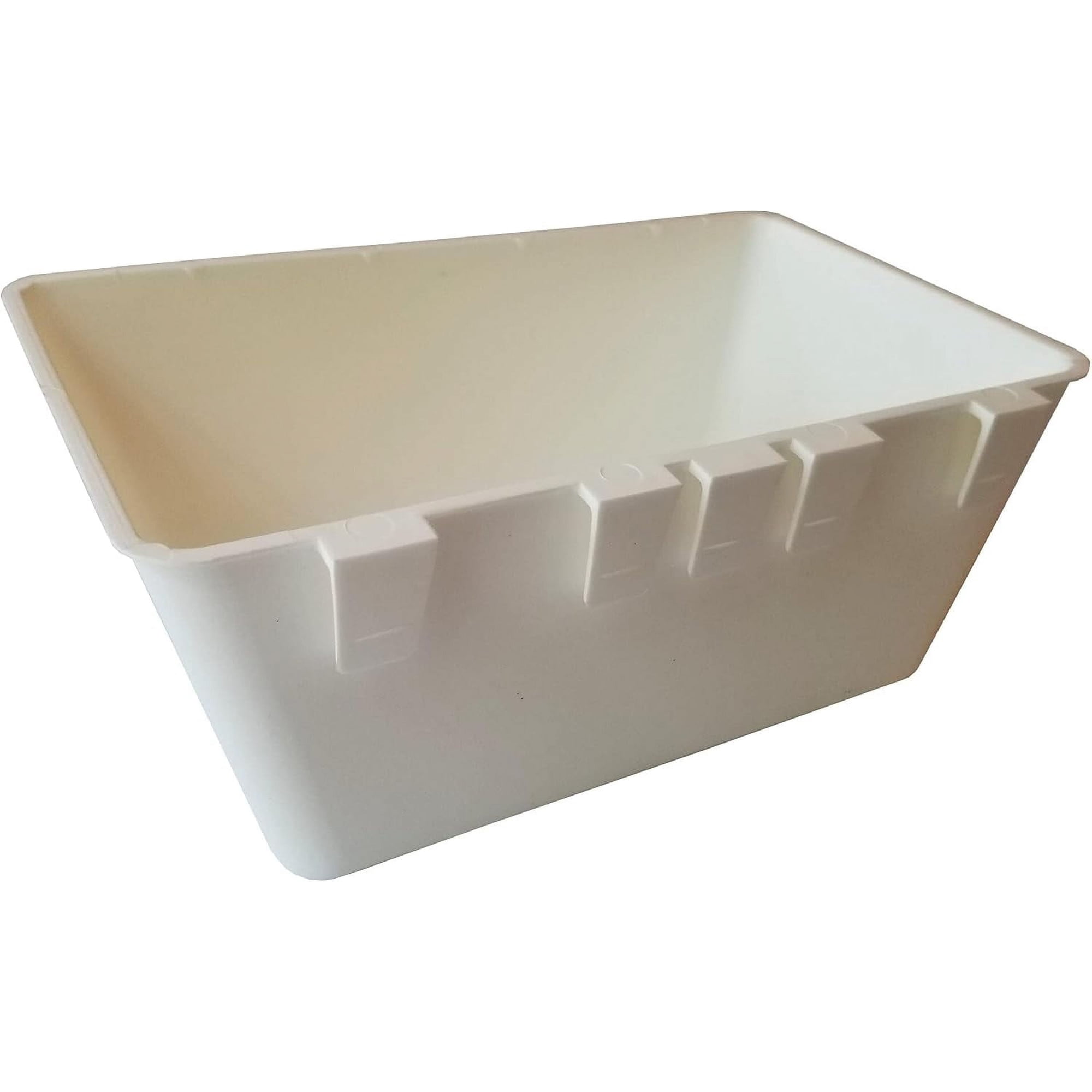 Cage Cups 1/2 Gallon / 64 fl oz Hanging Feed & Water Cage Cups for Chicken, Gamefowl, Poultry, Quail, Pheasant (12, White)