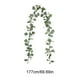 thumbnail image 3 of Enredaderas artificiales con flores artificiales para colgar en la pared, planta verde artificial, decoración navideña para el hogar, decoración festiva, centro de mesa, fácil montaje,, 3 of 7