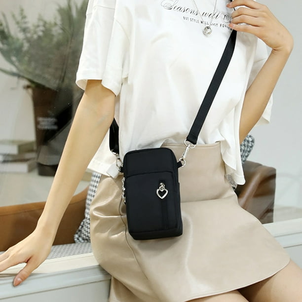 Small Crossbody Wallet Phone Bag Women Mini Crossbody Purse Cell Phone Shoulder Bag Mini Wallet Over Shoulder Strap Pink Walmart