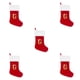 thumbnail image 3 of Toystoory Medias navideñas de felpa roja: suaves y cómodas para unas vacaciones mágicas Variedad de estilos para elegir G roja grande Type2 NO2, 3 of 6