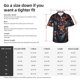 thumbnail image 5 of Balery Modern USA Deer Head Camisas hawaianas de manga corta para hombre, camisas playeras de corte holgado, camisas de vacaciones con botones,XX-Large, 5 of 7