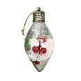 thumbnail image 1 of Christmas Decorations Double Pointed Sphere Christmas Tree Pendant Indoor Creative Transparent Light Emitting Led Christmas Ball, 1 of 4