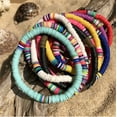 thumbnail image 2 of 3600 Pcs Perles d'Argile pour Kit de Fabrication de Bracelets, 24 Couleurs Perles Rondes Plates en Argile Polymère, 2 of 8