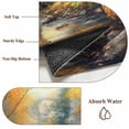 thumbnail image 6 of 2'x6' Rug Runners for Hallways Kitchen, Orange Cute Deer Non Slip Entryway Beside Floor Carpet Runner, Vintage Forest River Elk Washable Laundry Room Bedroom Throw Rugs Mat for Family Pet, 6 of 8