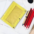 thumbnail image 5 of Tyidzon Three-Hole Pencil Bags with Zipper Large Capacity Pencil Pouch with Clear Window, Pencil Case Zipper Transparent Pencil Case Pouch Storage Office Supplies, 5 of 6