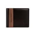 thumbnail image 1 of Cartera negra Line café piel sintética Polo King para hombre, 1 of 5
